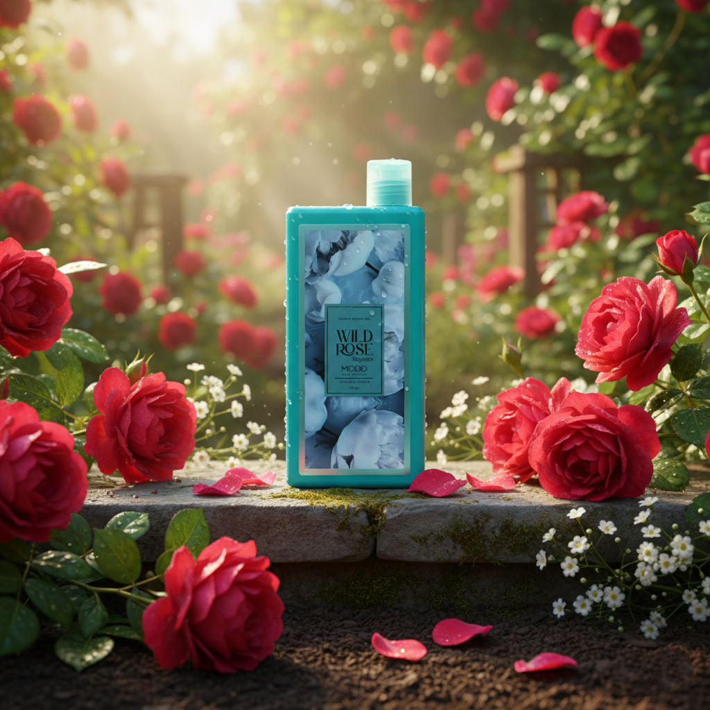 MOOD WILD ROSE SHOWER GEL 750ML