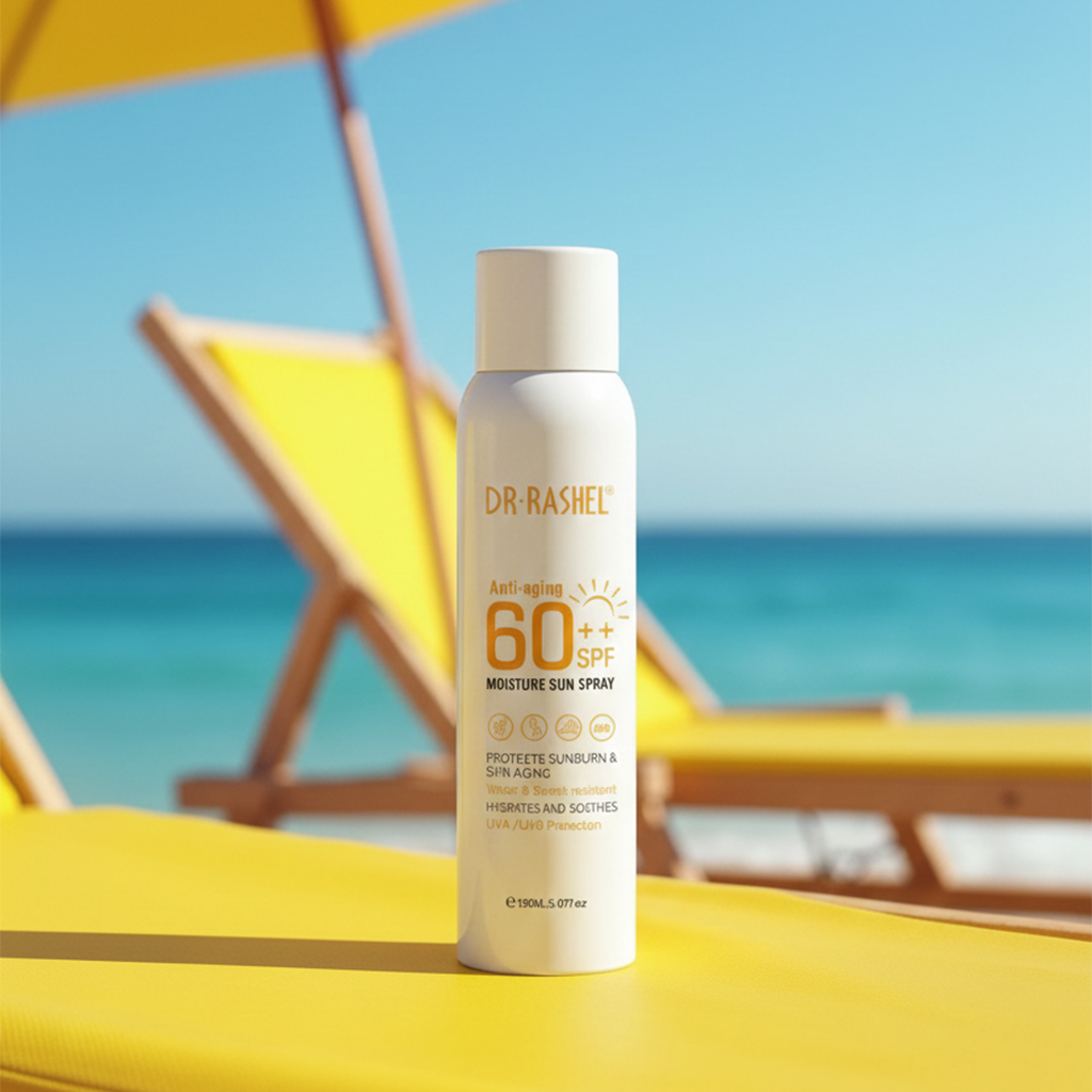 Anti-aging & moisture sun spray SPF60++