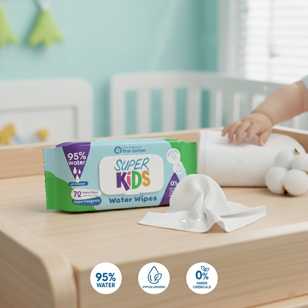 Superkids water wipes