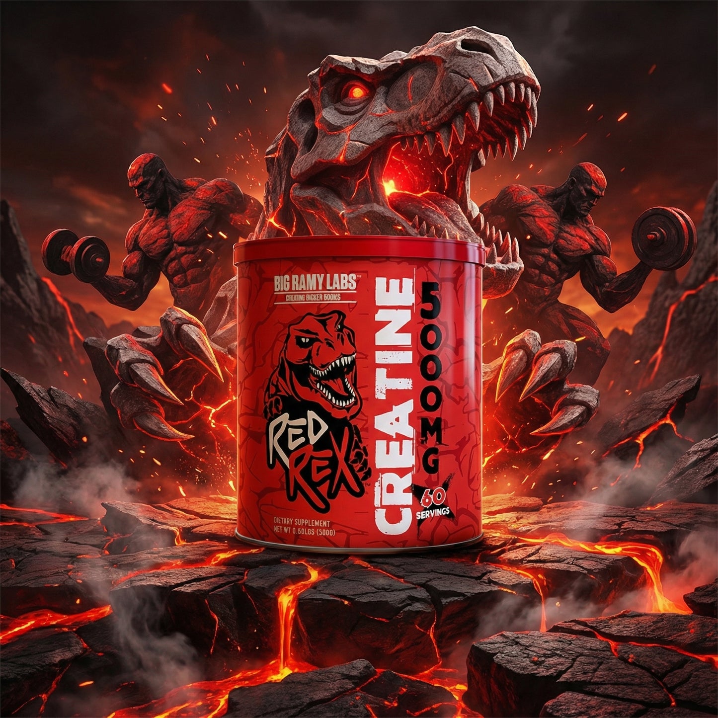 RED REX CREATINE 300gm UNFLAVORED