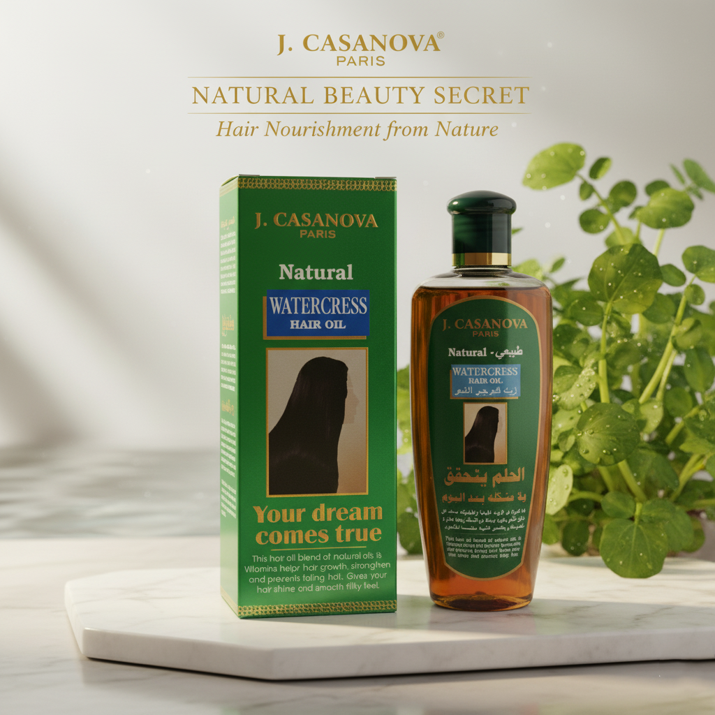Casanova Natural Watercress Hair Oil (210ml)
