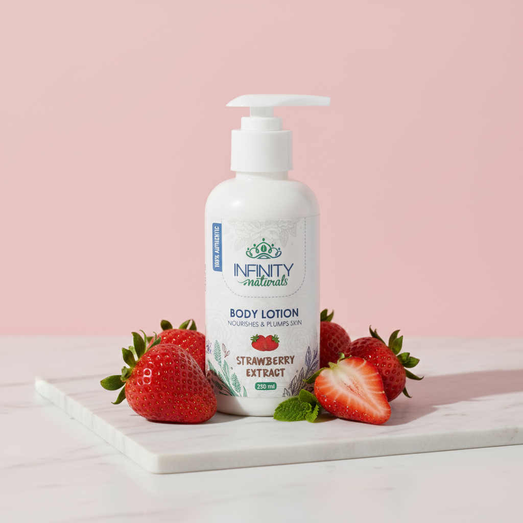 Infinity Naturals Body Lotion Strawberry Extract
