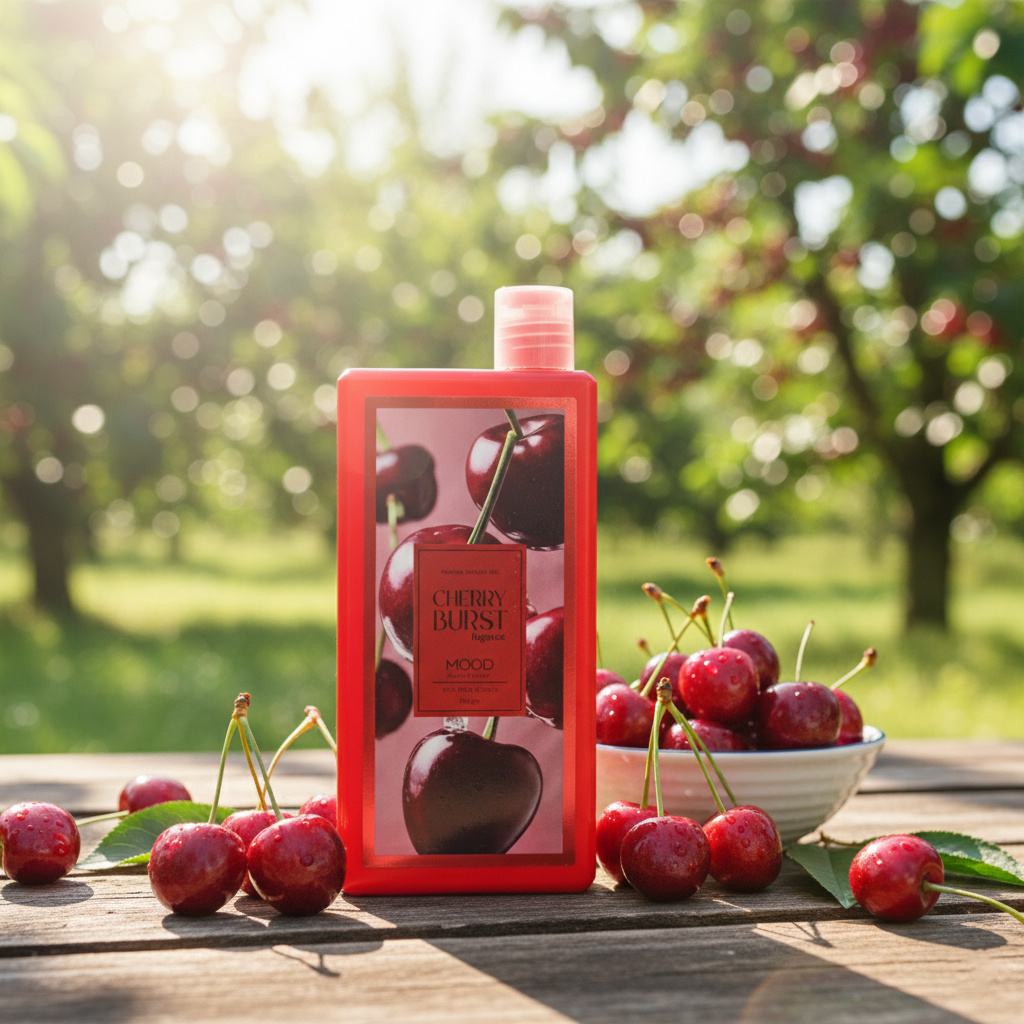 MOOD CHERRY BURST SHOWER GEL 750ML