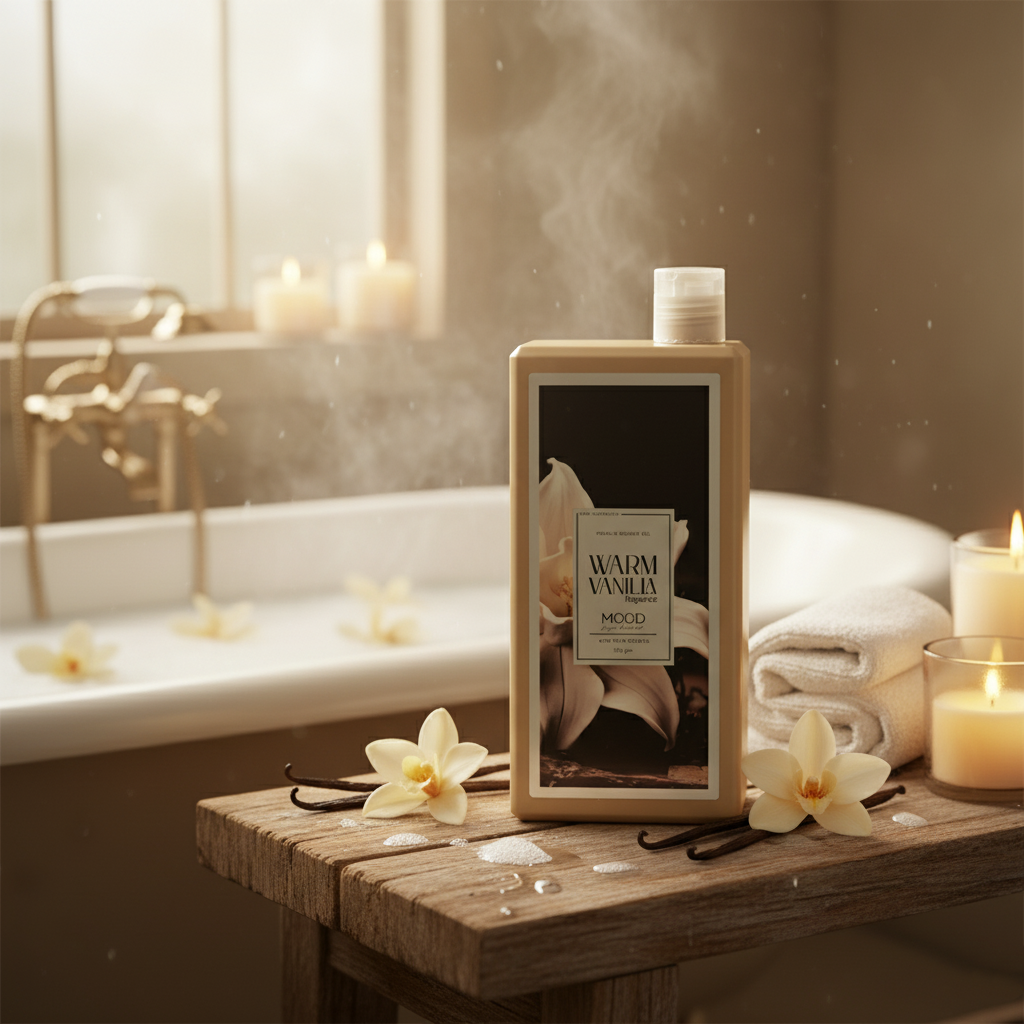 MOOD WARM VANILLA SHOWER GEL 750ML