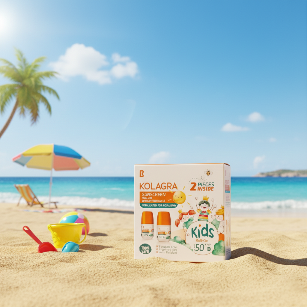 KOLAGRA Sunscreen roll-on with anti-oxidants (1+1 Offer)