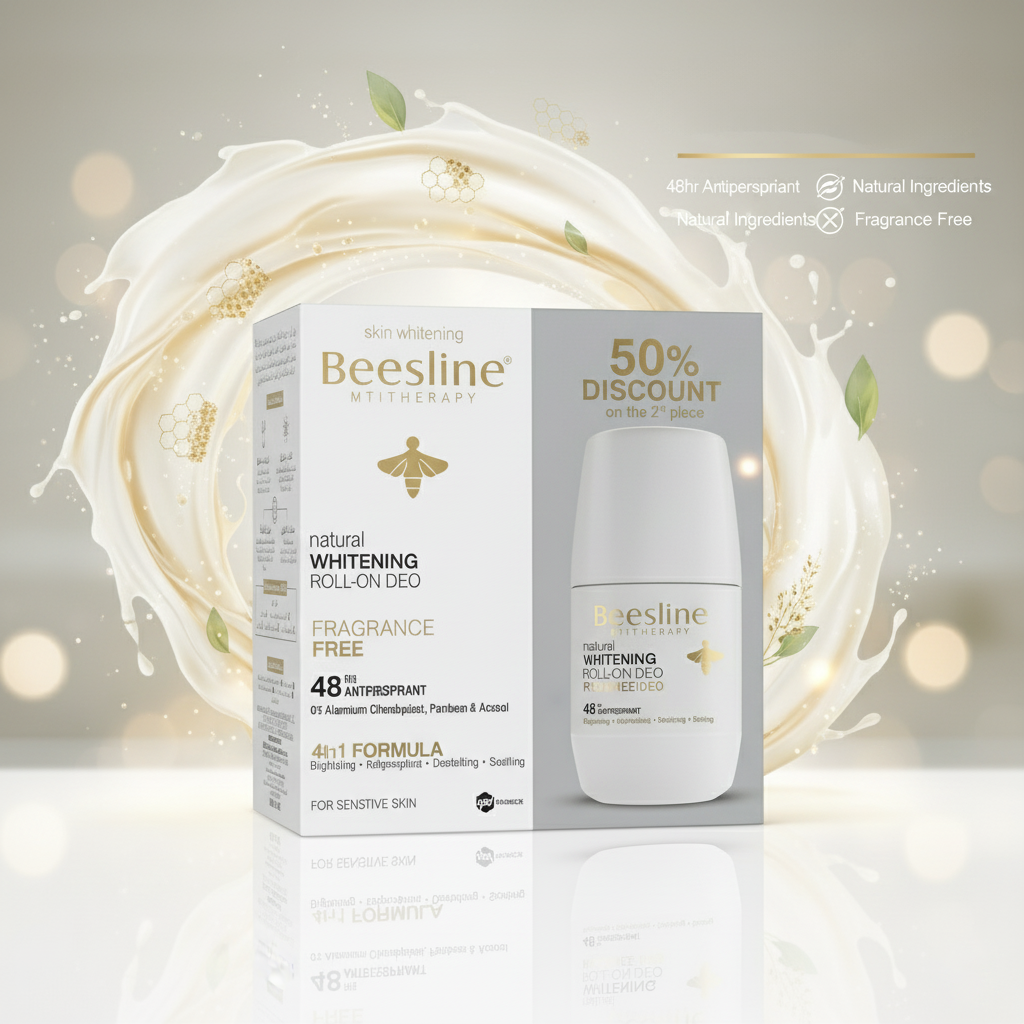 Whitening Roll On Deodorant Fragrance Free 2pcs 50ml