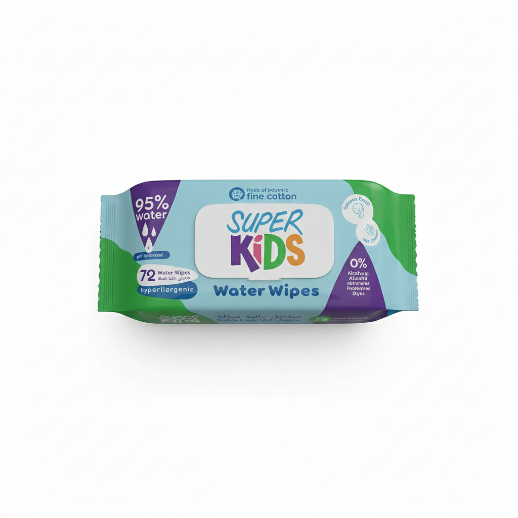 Superkids water wipes
