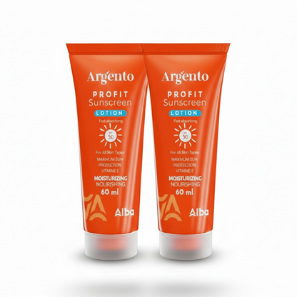 Argento Profit Sunscreen Lotion- SPF50 (1+1 Offer)