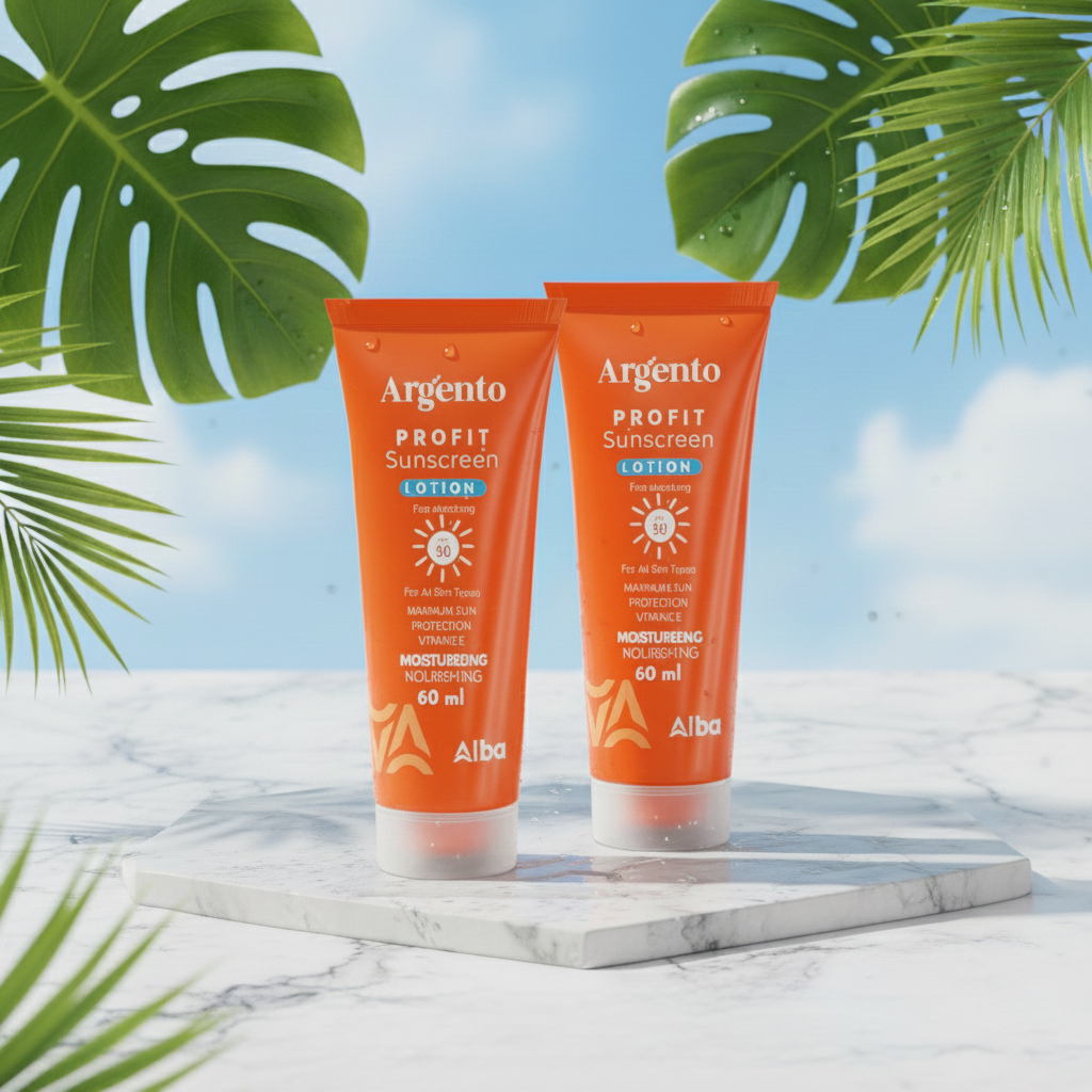 Argento Profit Sunscreen Lotion- SPF50 (1+1 Offer)