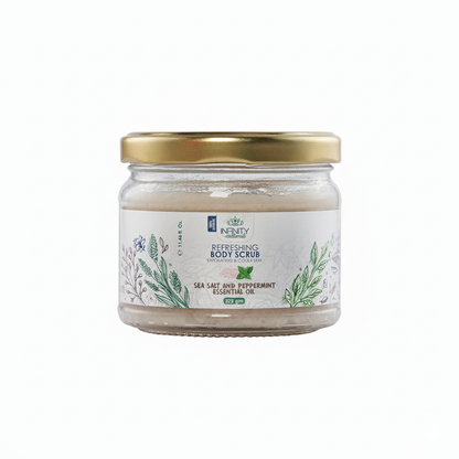 Refreshing Body Scrub Sea Salt & Peppermint Essential Oil