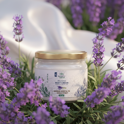 Relaxing Body Cream Lavender Essential Oil & Vanilla Extract