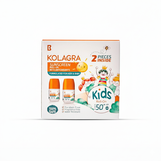 KOLAGRA Sunscreen roll-on with anti-oxidants (1+1 Offer)