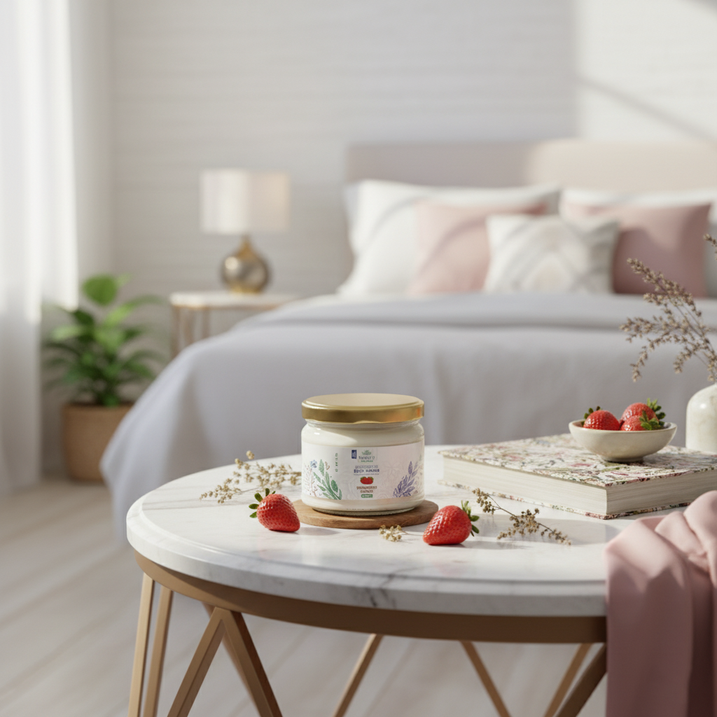 Moisturizing Body Cream Strawberry Extract