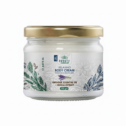 Relaxing Body Cream Lavender Essential Oil & Vanilla Extract