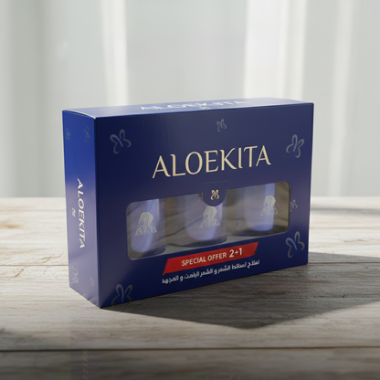 Aloekita Caffeine Shampoo 200ml (2+1 Offer)