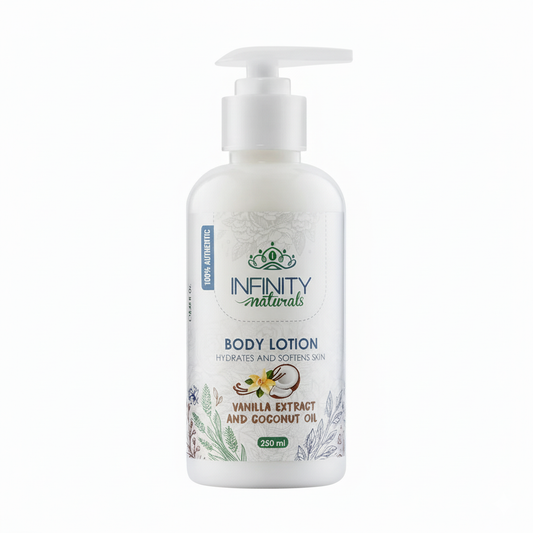Infinity Naturals Body Lotion Vanilla Extract & Coconut oil