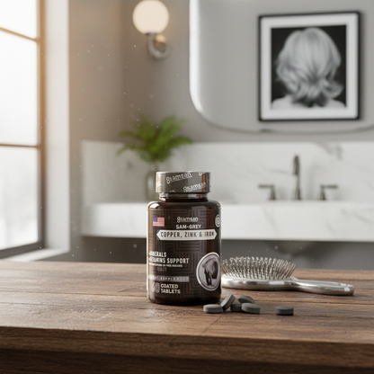 Samsan GREY  COPPER,ZINC,IRON 60cps