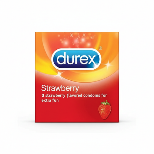 Durex Strawberry Condom pack of 3