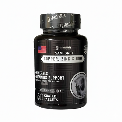 Samsan GREY  COPPER,ZINC,IRON 60cps