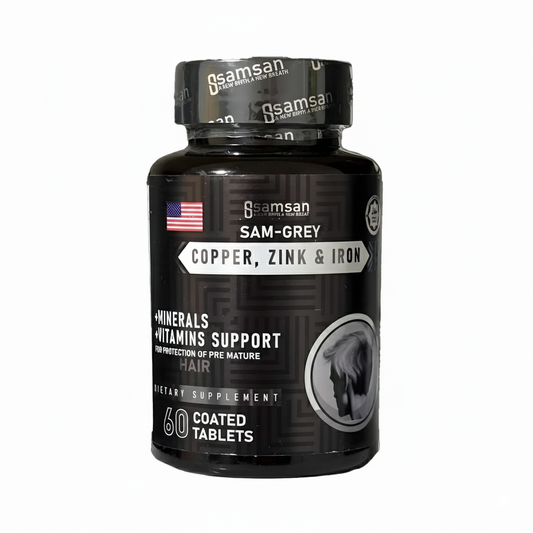 Samsan GREY  COPPER,ZINC,IRON 60cps