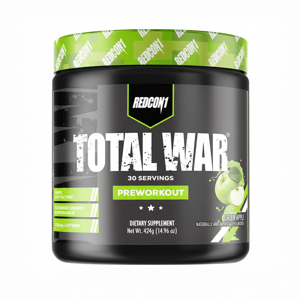REDCON1 Total War Pre Workout – Green Apple 30 serv