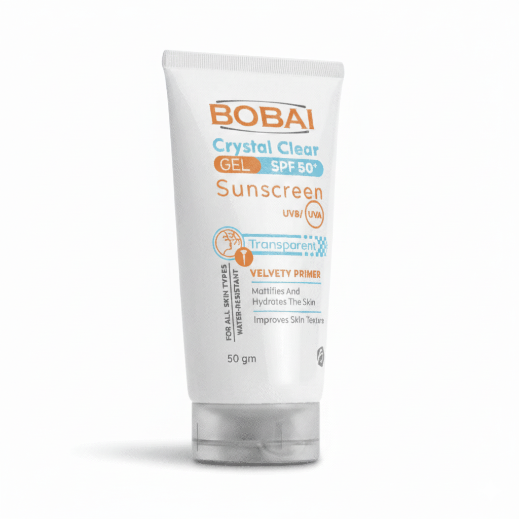 bobai crystal clear gel spf-50 sunscreen 50g
