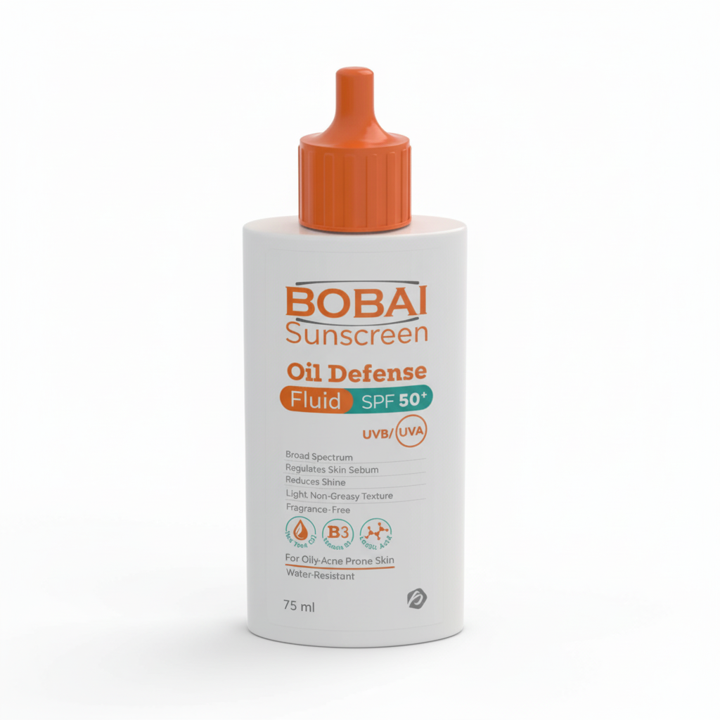 bobai sunscreen oil defense fluid spf50