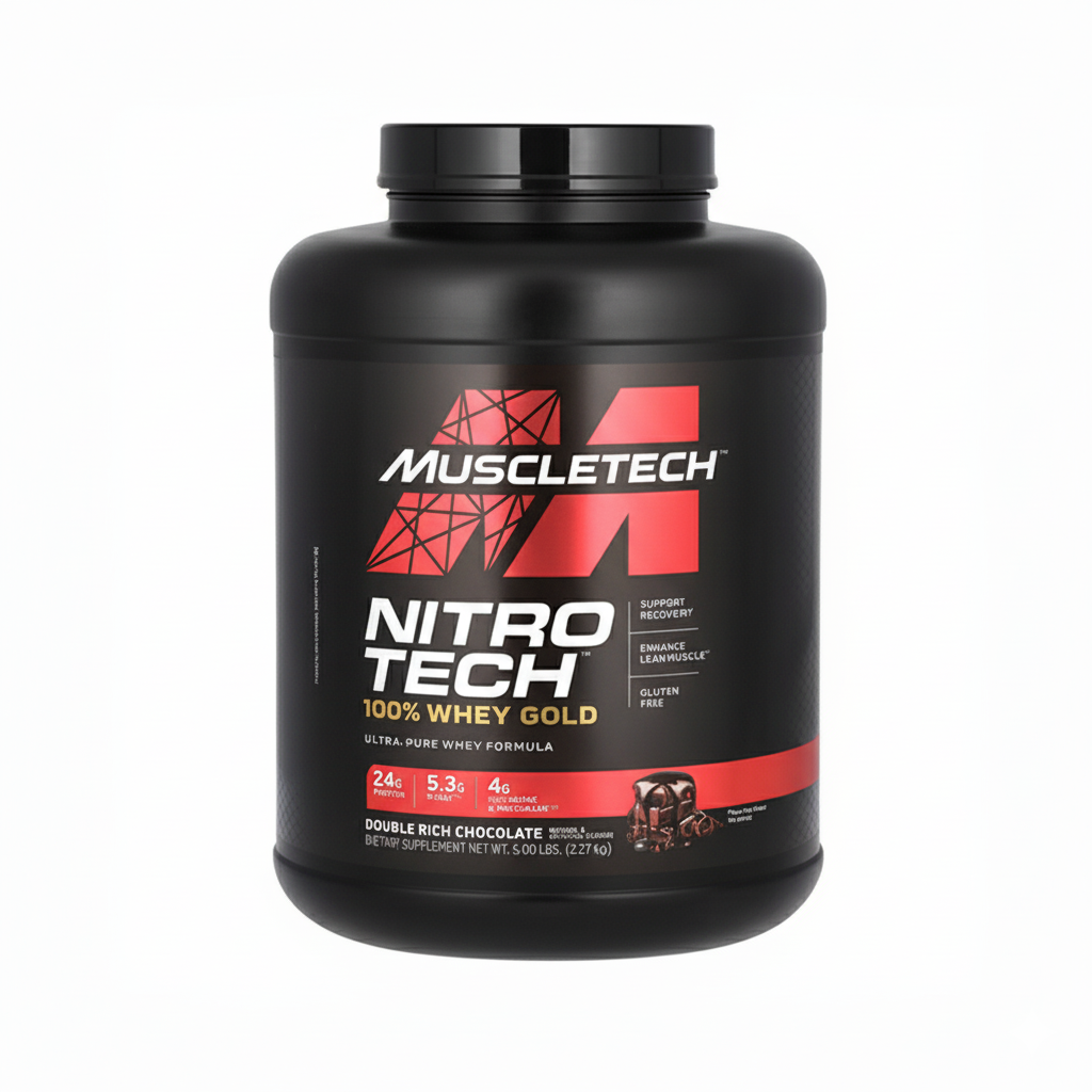 NITRO TECH  WHEY GOLD -  Double Rich Chocolate - 2.27 kg
