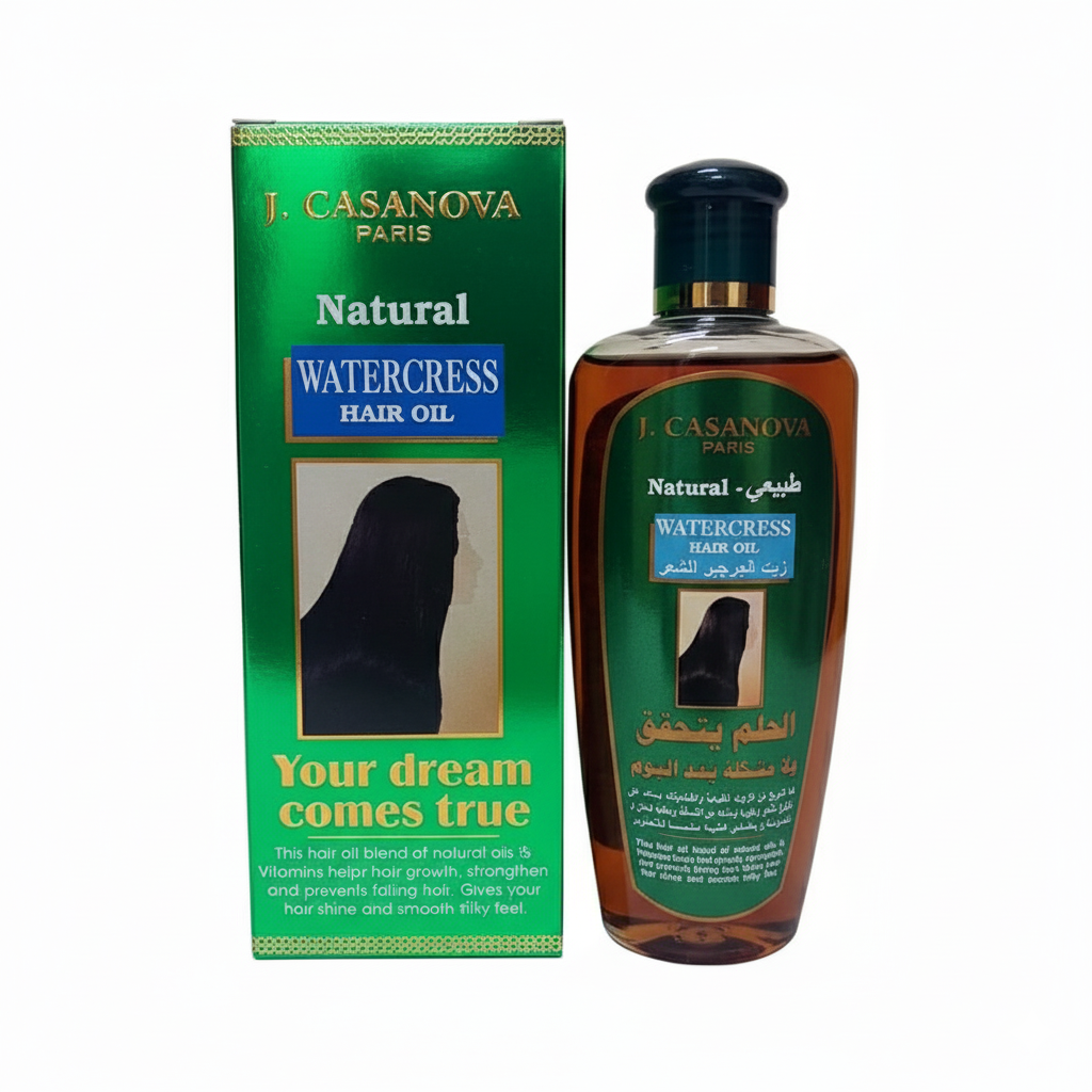 Casanova Natural Watercress Hair Oil (210ml)