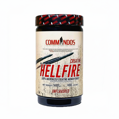 Commandos Hellfire Micronized Creatine 500gm