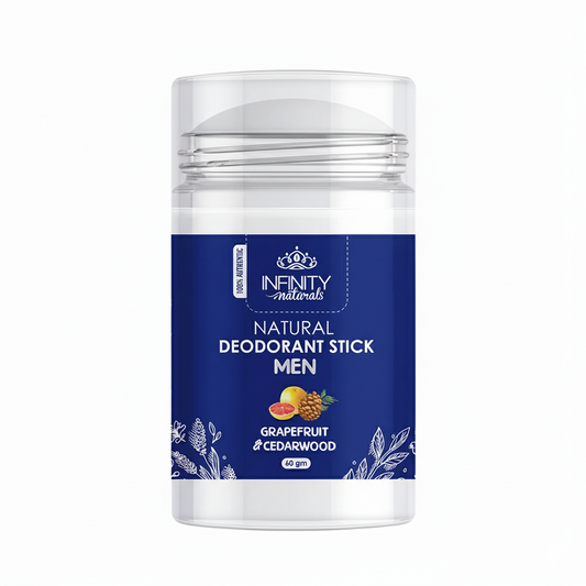Infinity Natural Deodorant Stick Grapefruit & Cedarwood for Men