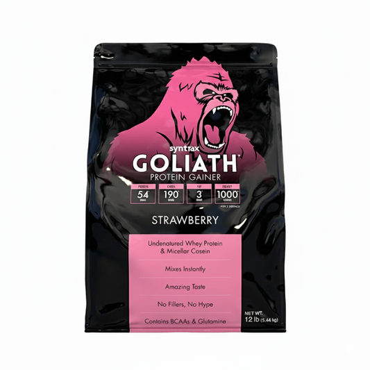 syntrax Goliath protein gainer -strewberry 5.5k