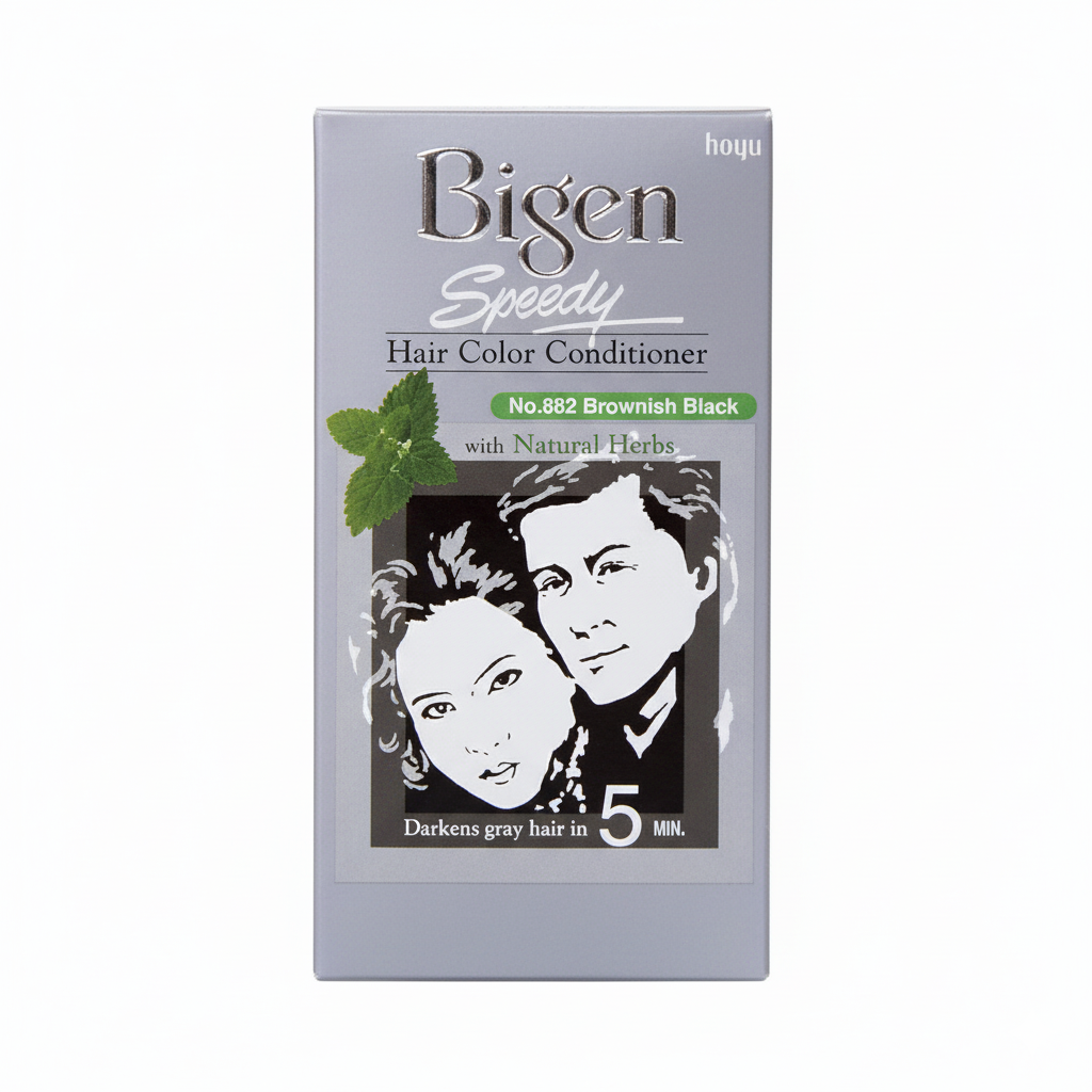 Bigen Speedy Hair Color Conditioner No.882 Brownish Black