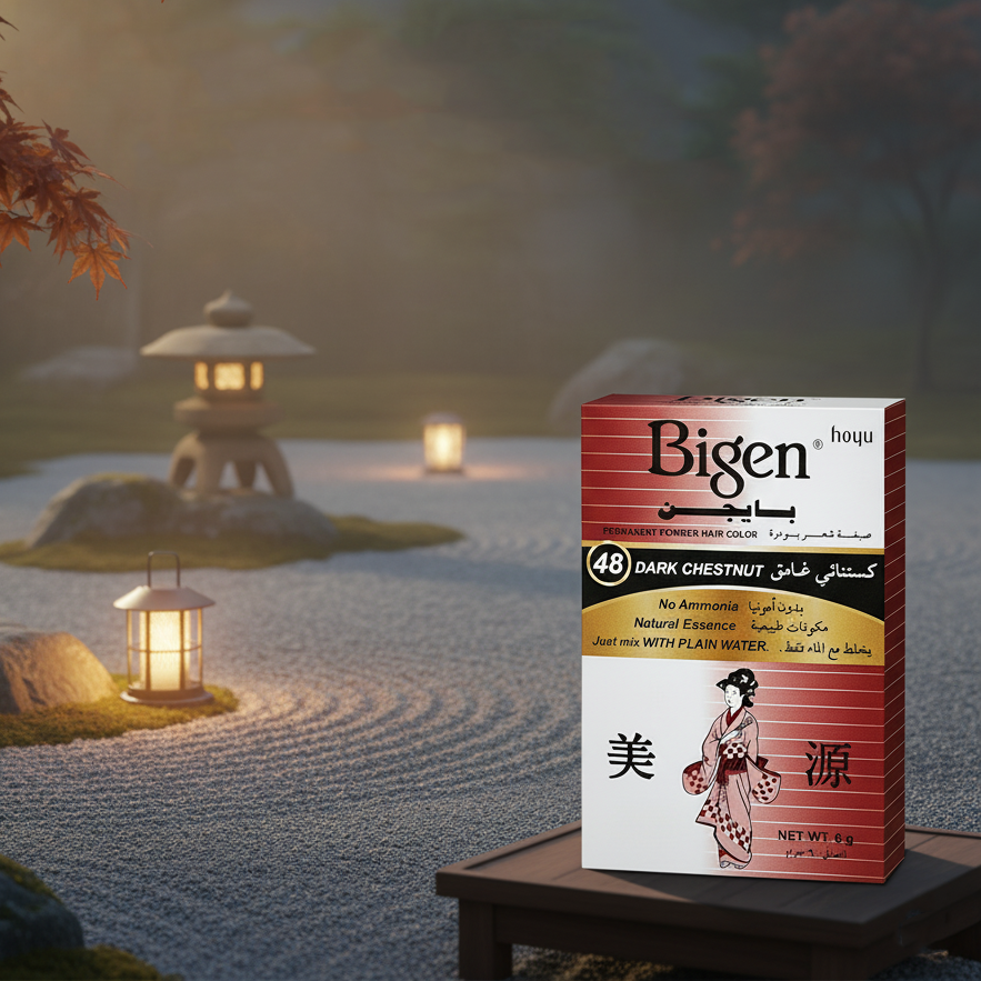 Bigen Hair Dye NO.48 dark chestnut