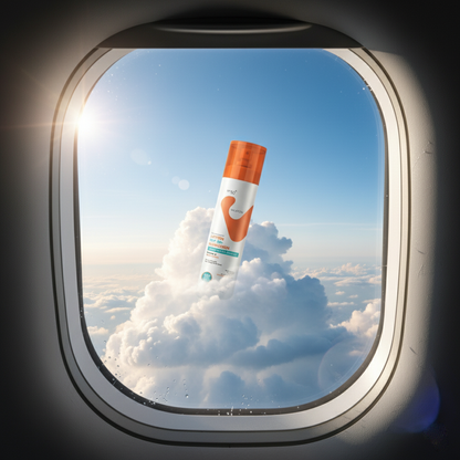 Vacation sunscreen lotion spray