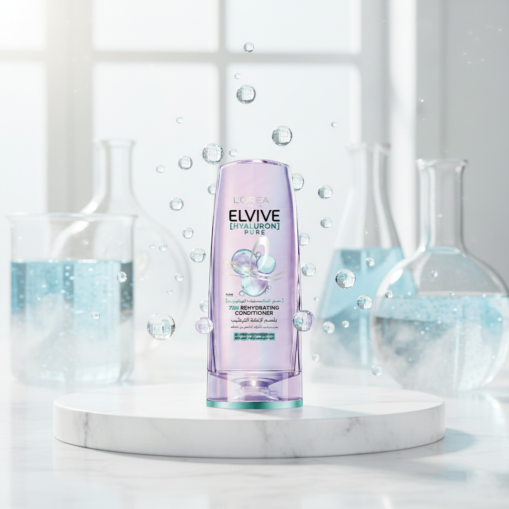 Elvive Hyaluron Pure Rehydrating Conditioner for Oily Hair 360ML