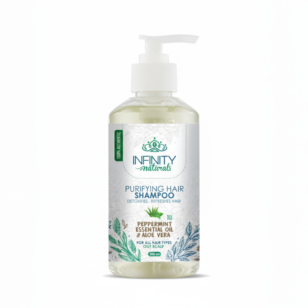 Infinity Naturals Purifying Shampoo Peppermint and Aloe Vera