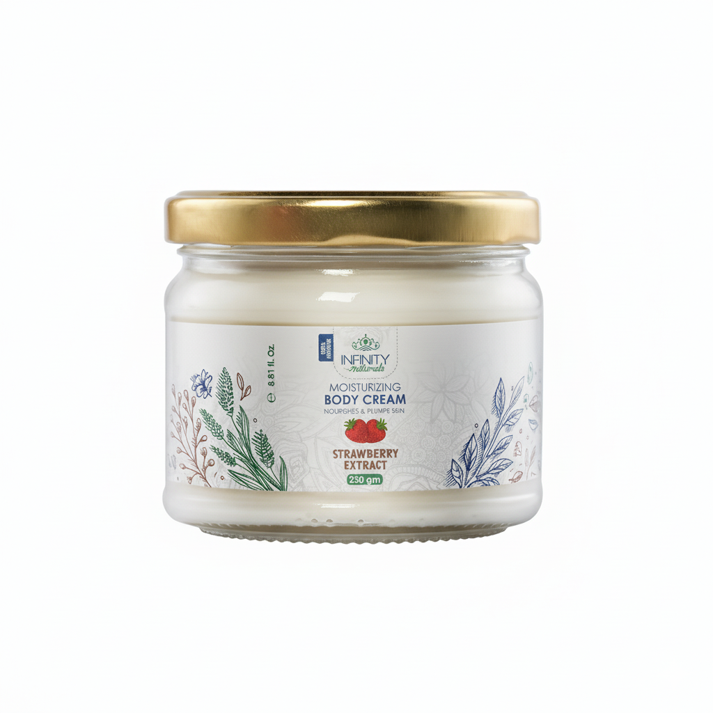Moisturizing Body Cream Strawberry Extract