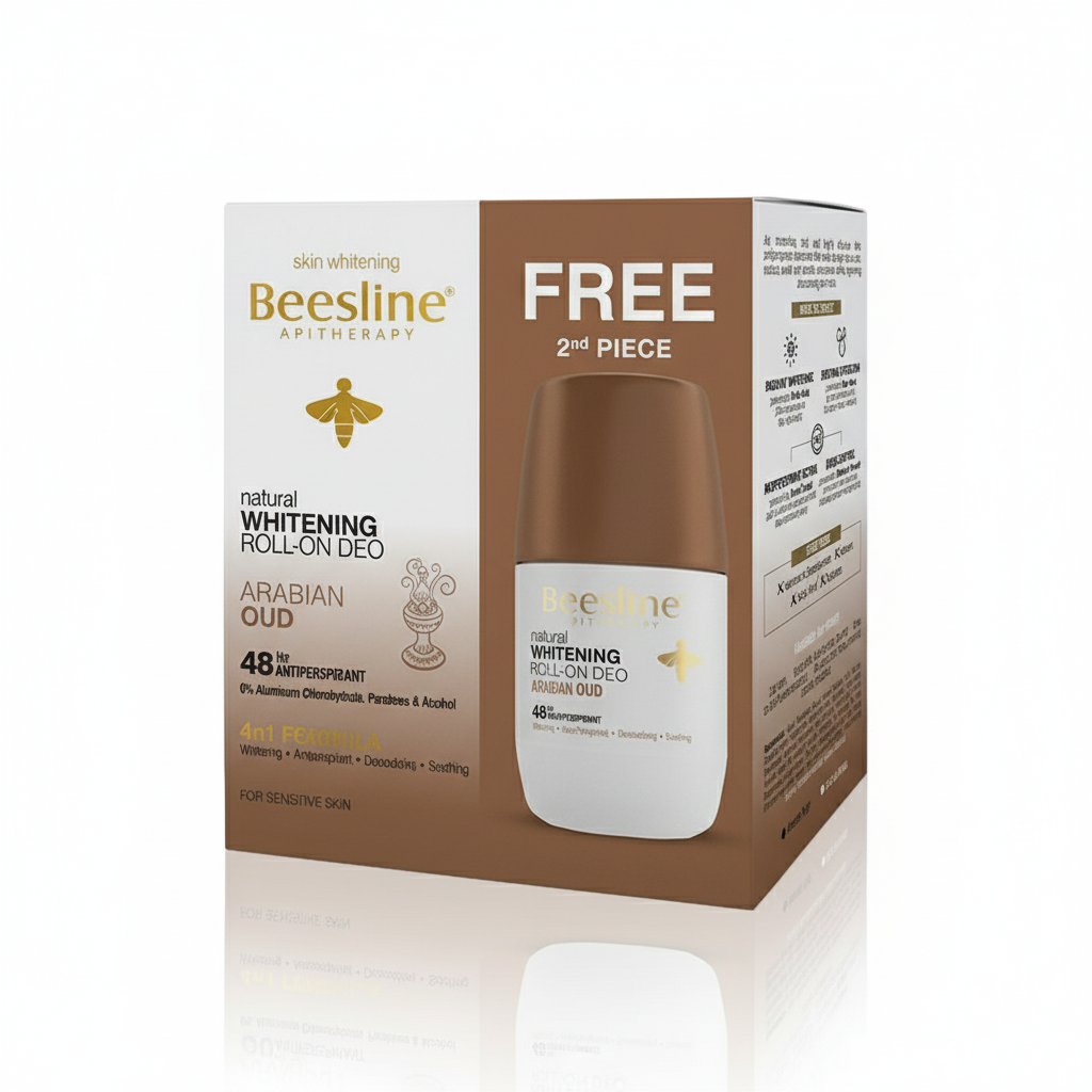 Whitening Roll-On Deodorant Arabian Oud 48h Protection (1+1) Promo Pack - 50 ml