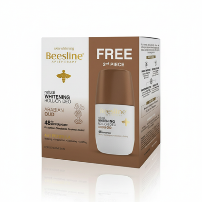 Whitening Roll-On Deodorant Arabian Oud 48h Protection (1+1) Promo Pack - 50 ml