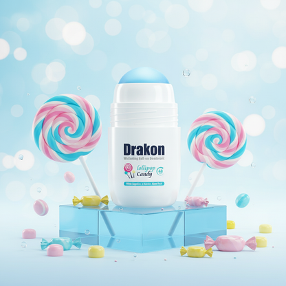 Drakon Witening Roll-on Deodorant - Lollipop Candy