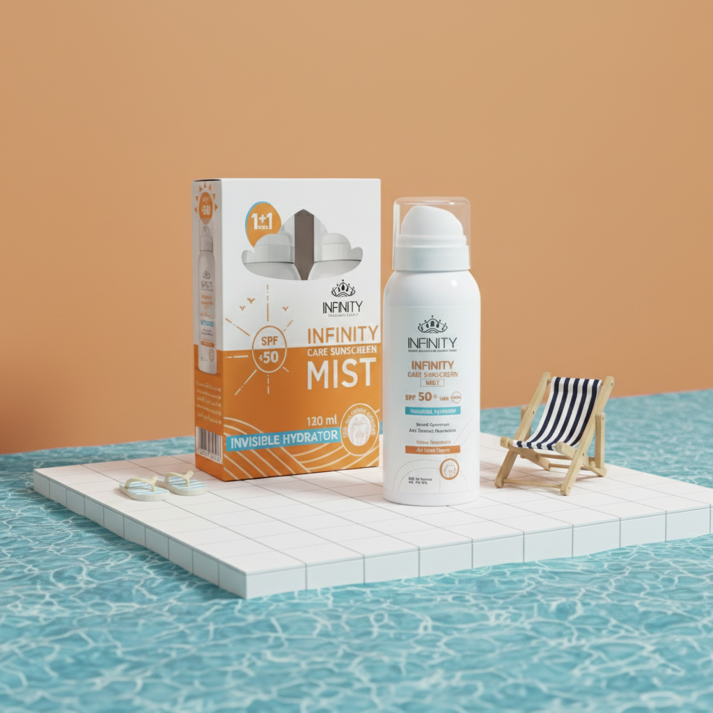 Infinity Care Sunscreen Mist Lotion SPF50+ - Promopack