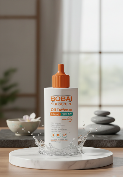 bobai sunscreen oil defense fluid spf50