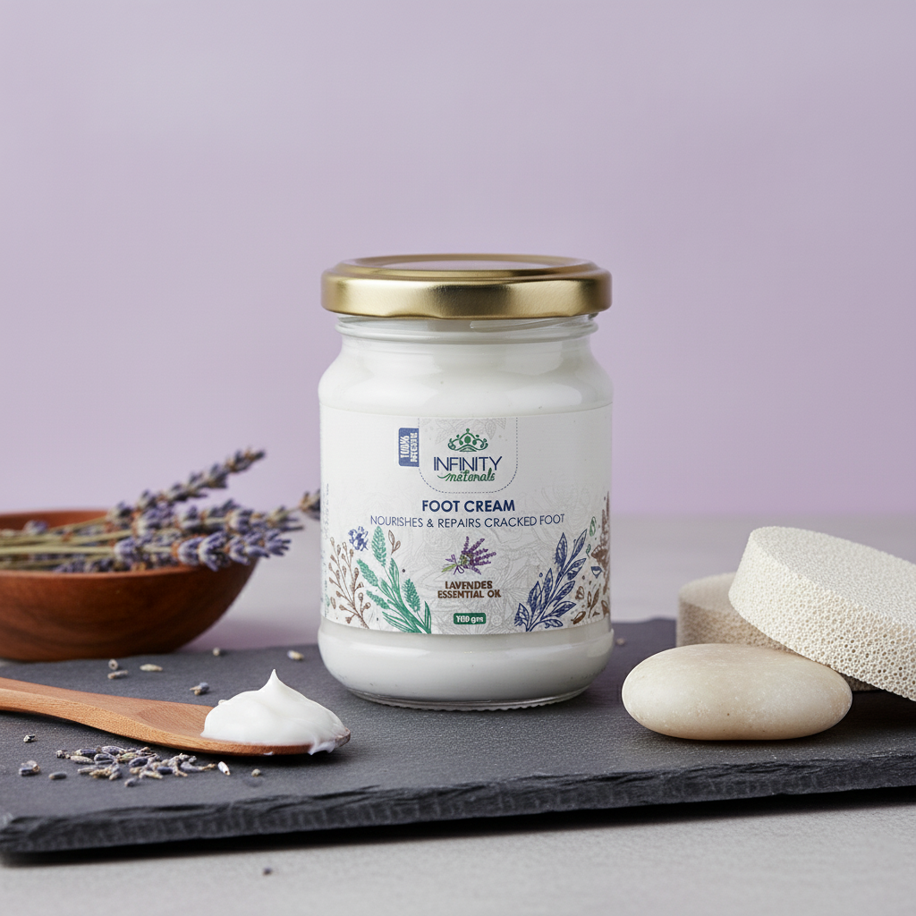 Foot Cream Lavender Essential Oil