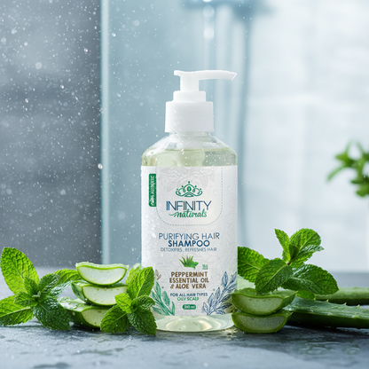 Infinity Naturals Purifying Shampoo Peppermint and Aloe Vera