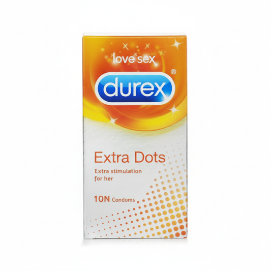 Durex Extra Dots Condoms Pack Of 10