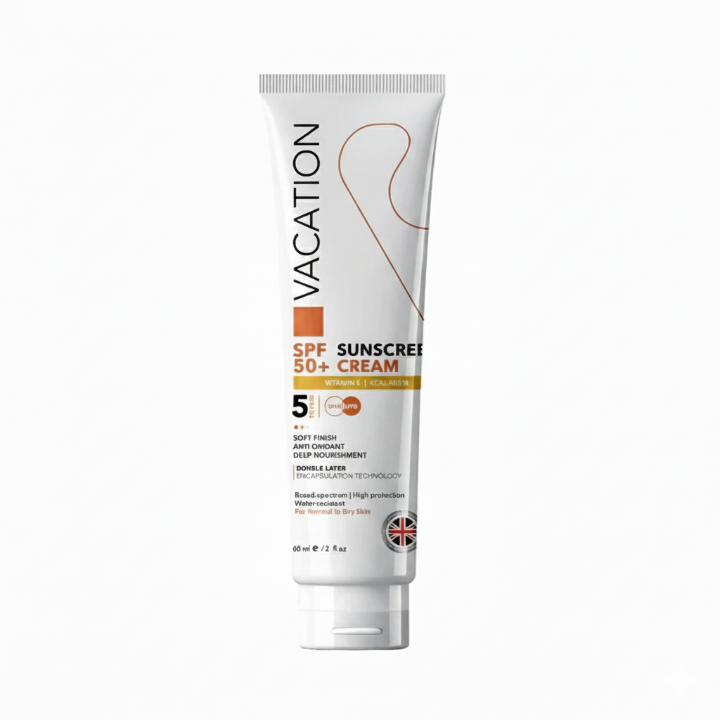 Vacation sunscreen cream