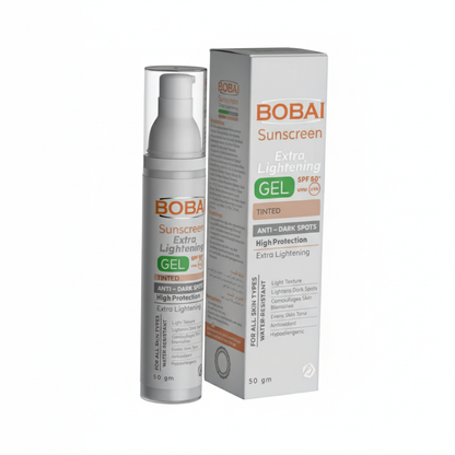 Bobai sunscreen tinted extra lightening gel spf50