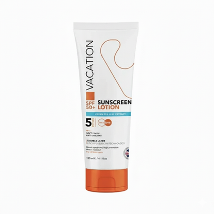 Vacation sunscreen lotion